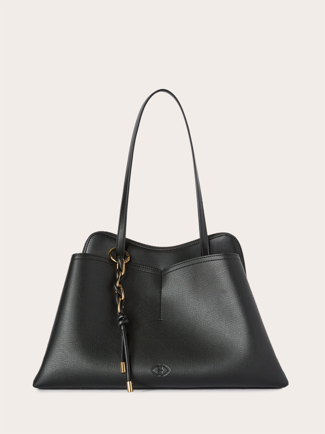 Bolso tote de tejido recubierto image number 1