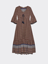 Langes Kleid mit Ethno-Muster image number 3