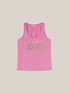 Top in cotone con scritta image number 3