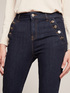 Flared jeans with button feature image number 2