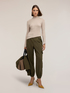 Ribbed turtleneck sweater in wool blend image number 2
