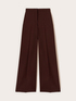 Pantalon palazzo en polyester viscose image number 3