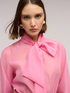 Camisa con lazo de organza image number 3