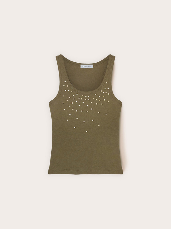 Top with stone embellishments
