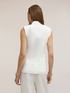 Tailored linen blend vest image number 1