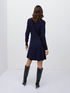 Cable pattern knit dress image number 1