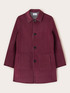 Reversible double mixed wool coat image number 6