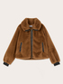 Jacke mit Rei&szlig;verschluss und Eins&auml;tzen image number 4
