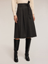 Jupe en fil teint&eacute; avec ceinture image number 2
