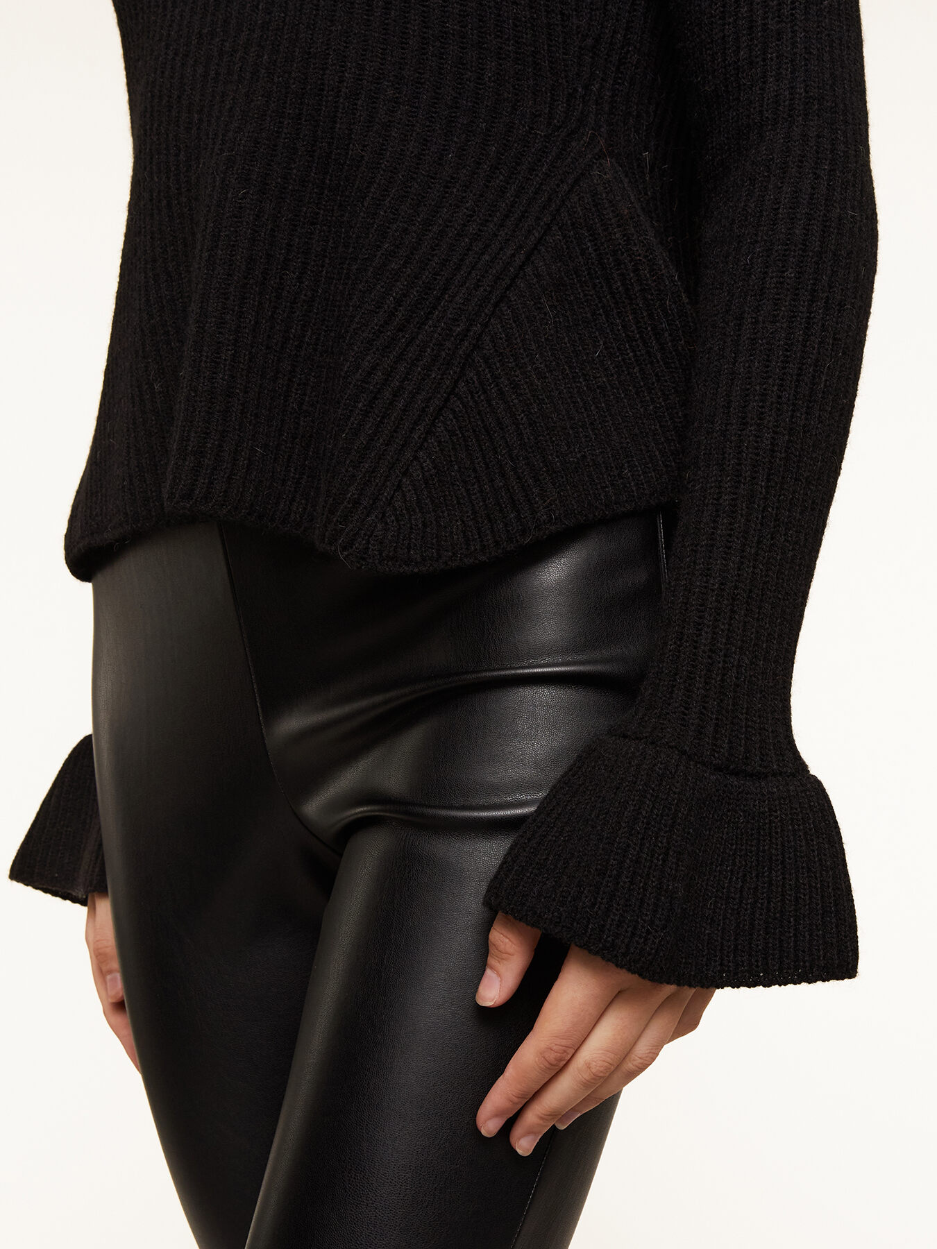 Peplum cut sweater image number 2