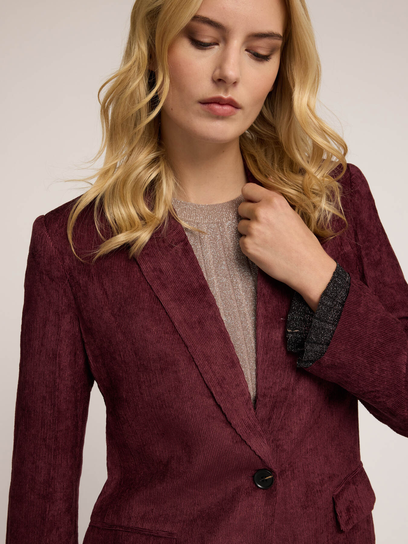 Blazer in velluto a coste image number 3