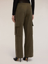 Cargo pants in mixed lyocell gabardine image number 1
