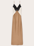 Robe longue en satin image number 4