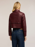 Cropped Jacke mit perforierten Details image number 1