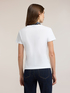 T-shirt with paisley scarf at the neck image number 1