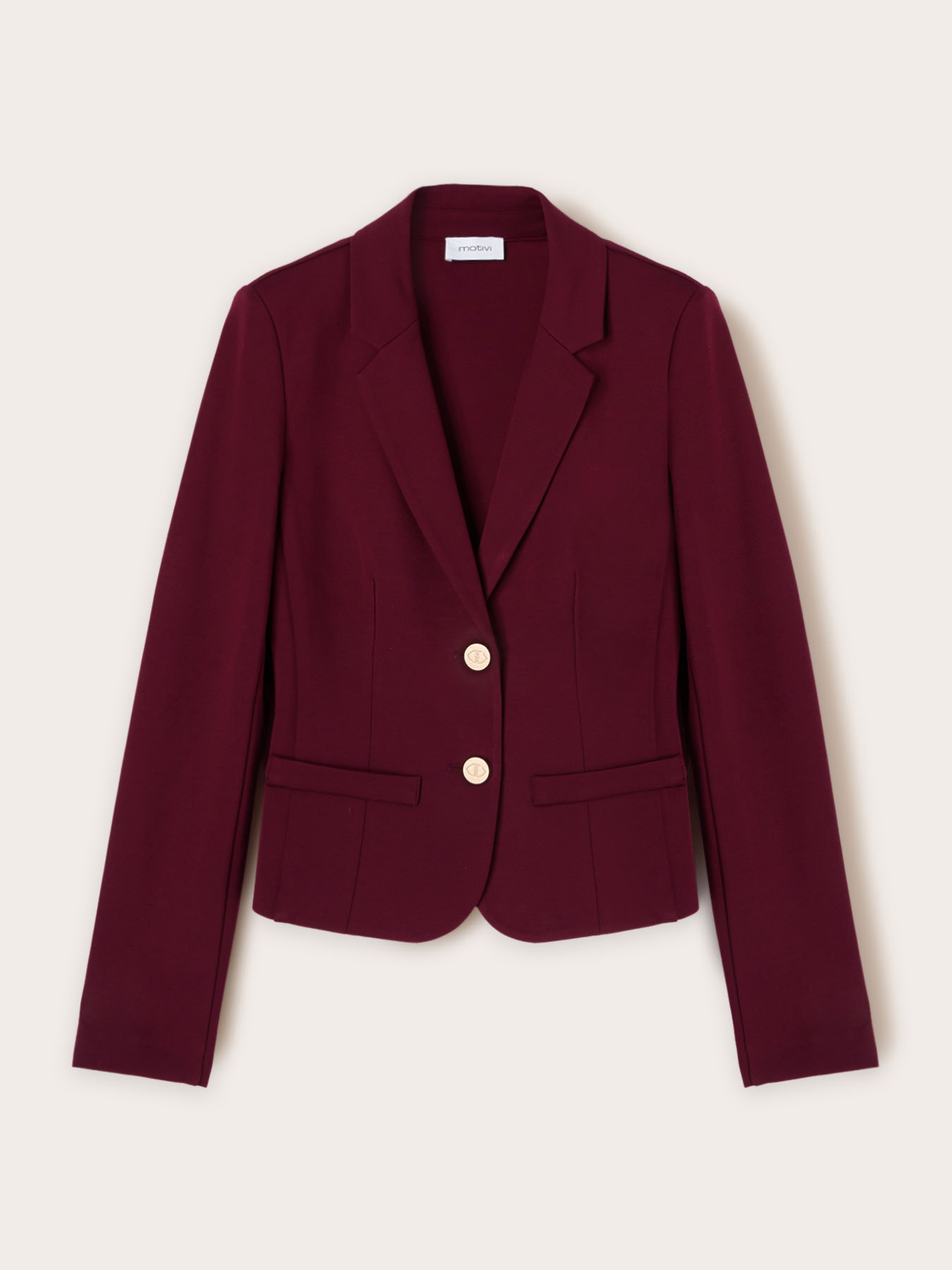 Jachetă la un singur r&acirc;nd de nasturi cu cusătură Milano image number 4