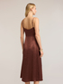 Kleid aus Acetat-Satin mit Drapierung image number 1