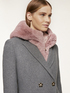 Collar with faux fur hood image number 0