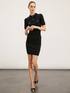 Rochie din tricot cu guler polo image number 3