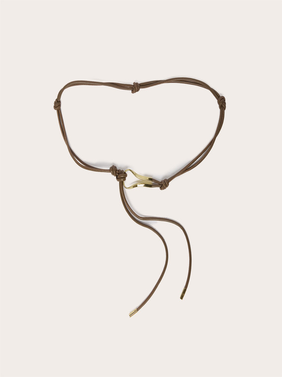 Cintura boho con nodi