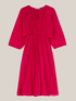 Langes Kleid mit Plissee-Verarbeitung image number 3