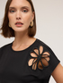 T-shirt avec découpe florale image number 0