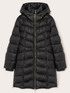 Hooded slim down jacket image number 4