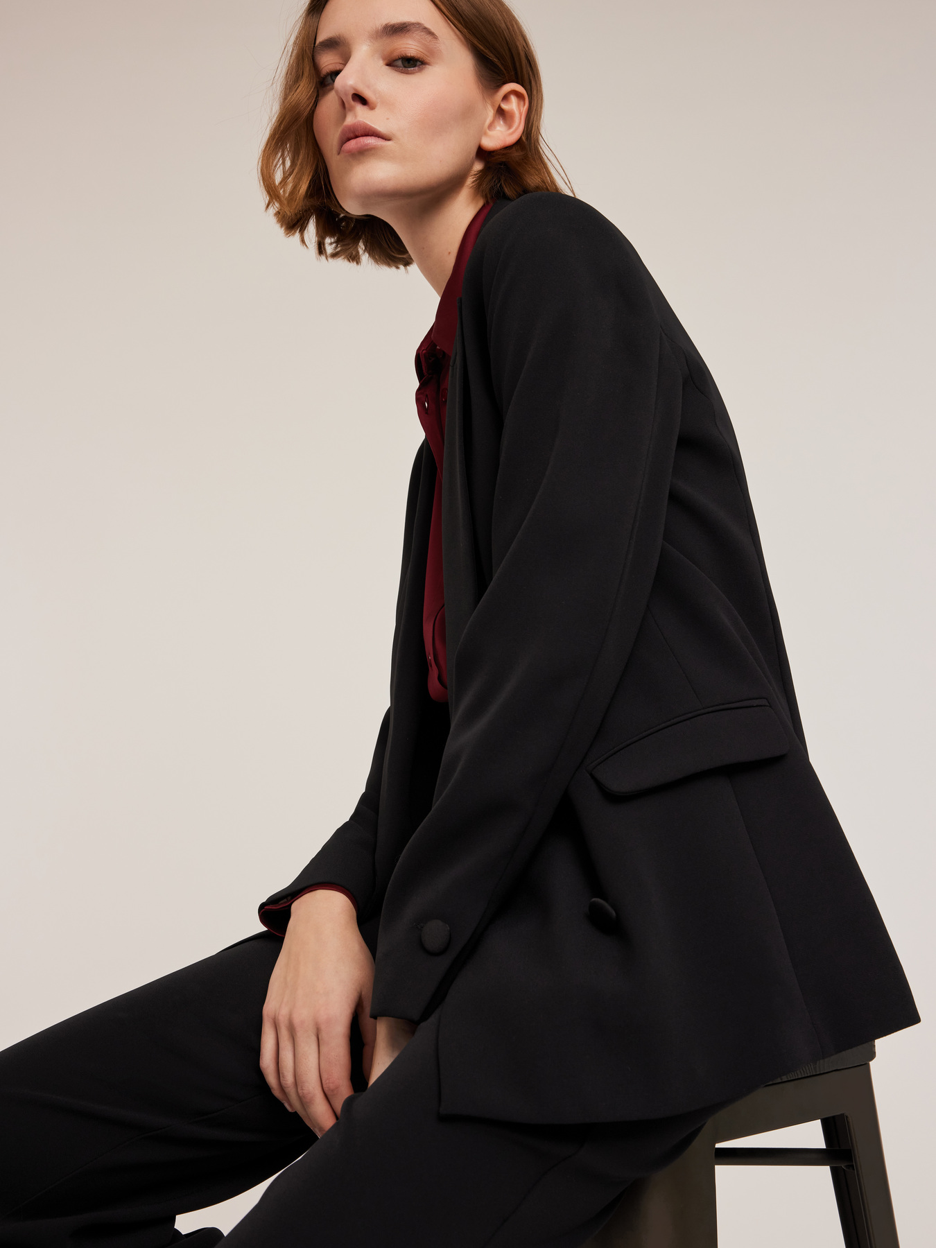 Zweireihiger Oversize-Blazer image number 0