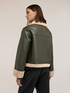 Shearling effect jacket with buttons image number 1