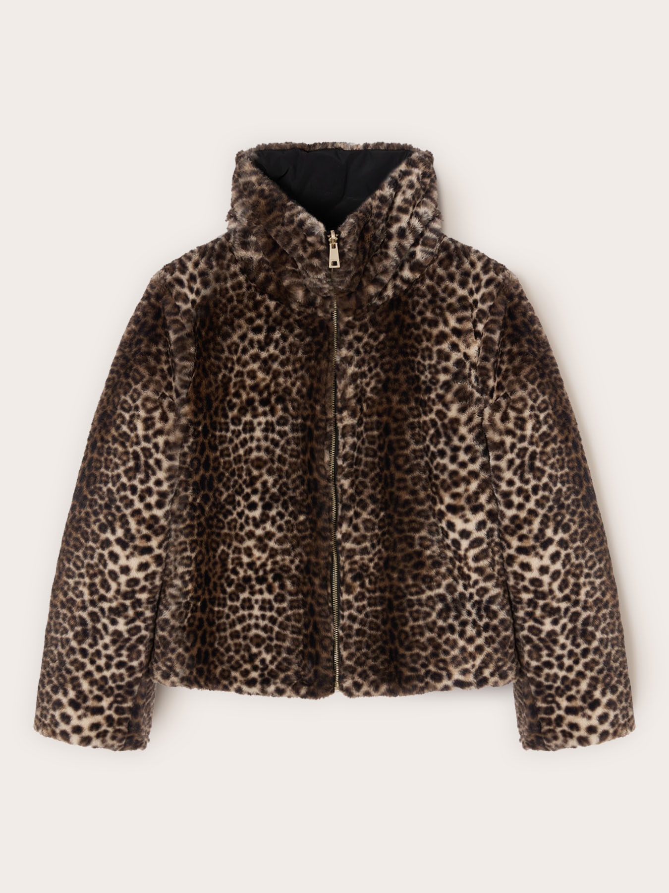 Chaqueta efecto pelo reversible image number 5