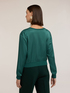 Blusa in crepe de chine con vestibilit&agrave; boxy image number 1