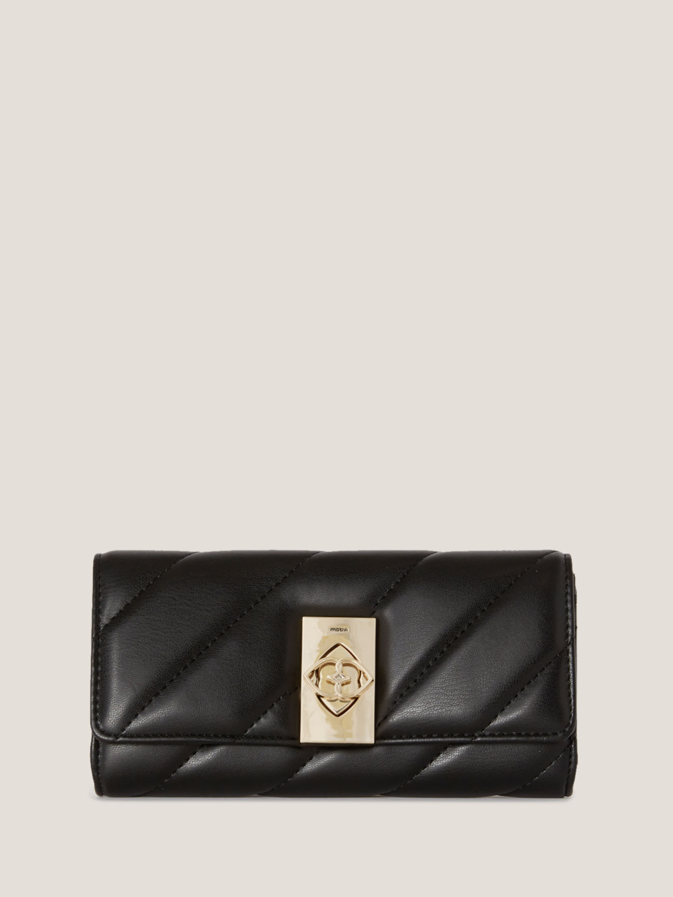 Continental Brieftasche aus Lederimitat mit Quilted-Optik image number 0