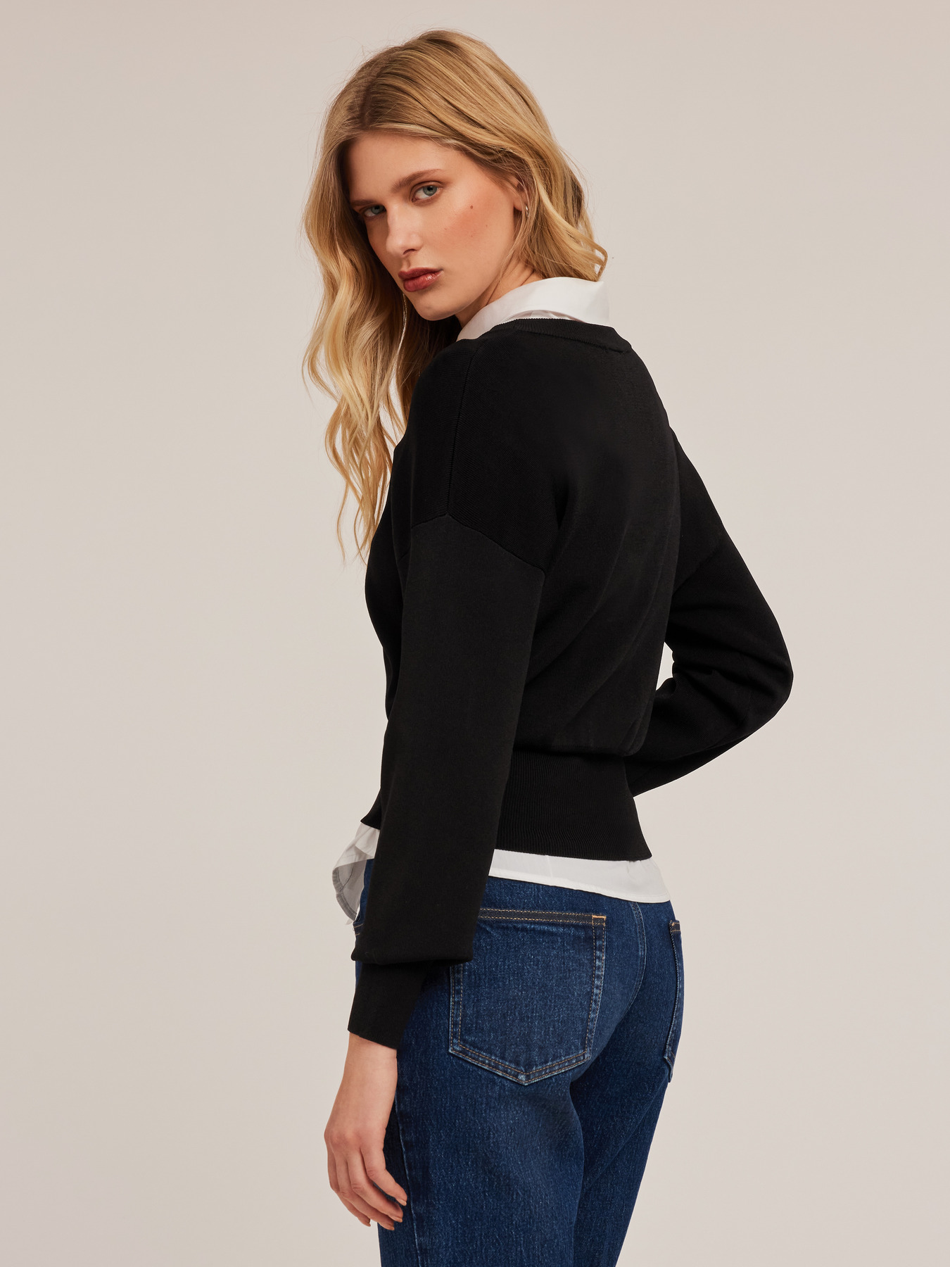 Viscose kimono sweater image number 1