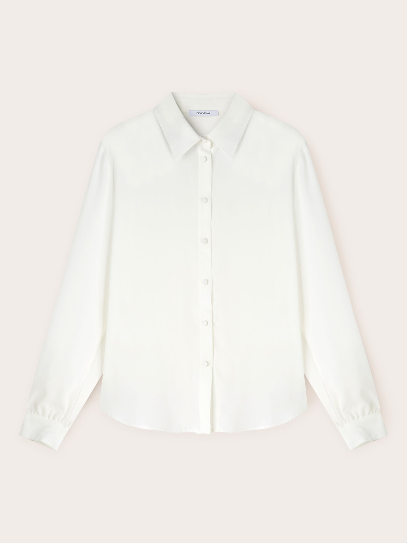 Camicia con bottoni foderati image number 3