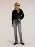 Wool sweater with back buttoning image number 2