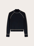 Wool and silk blend knit turtleneck image number 4