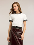 T-Shirt mit Strickb&uuml;ndchen image number 1