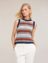 Crochet knit sweater image number 0