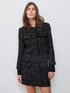 Tweed jacket with chequered pattern image number 0