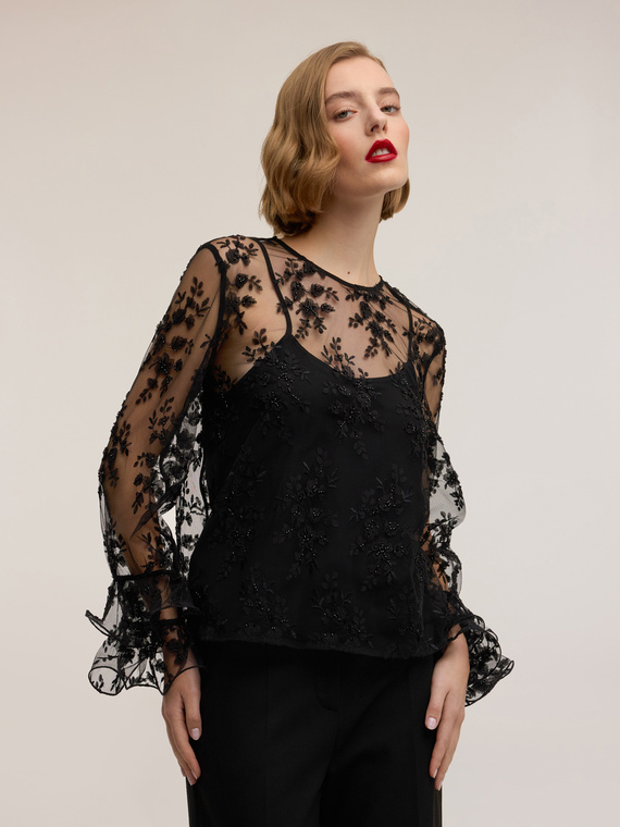 Blouse en dentelle Smart Couture