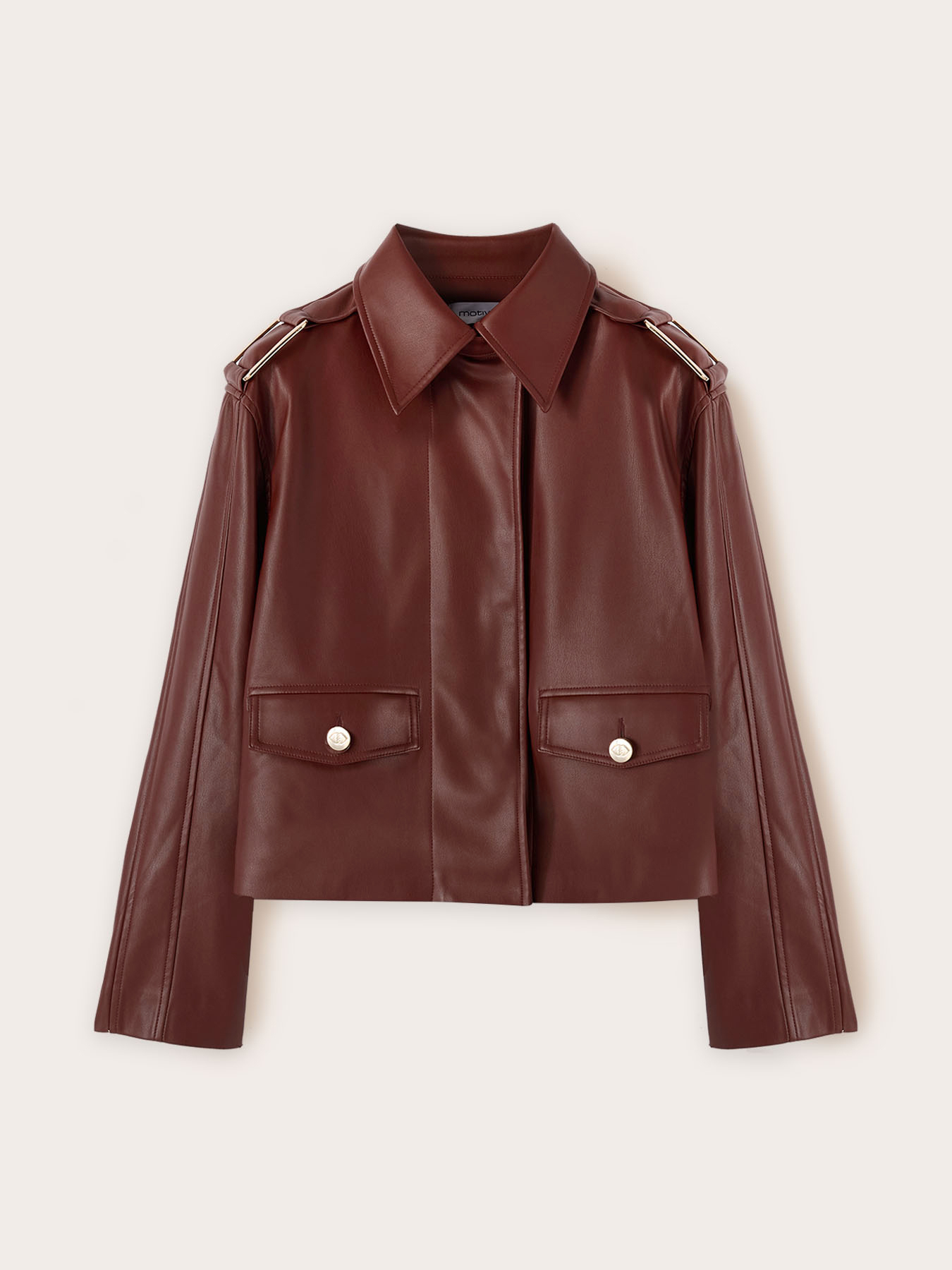 Jacket with buckles on the shoulders image number 4