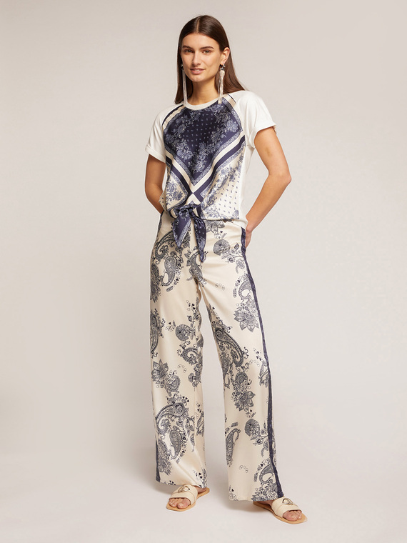 Motivi T-shirt fantasia foulard Donna