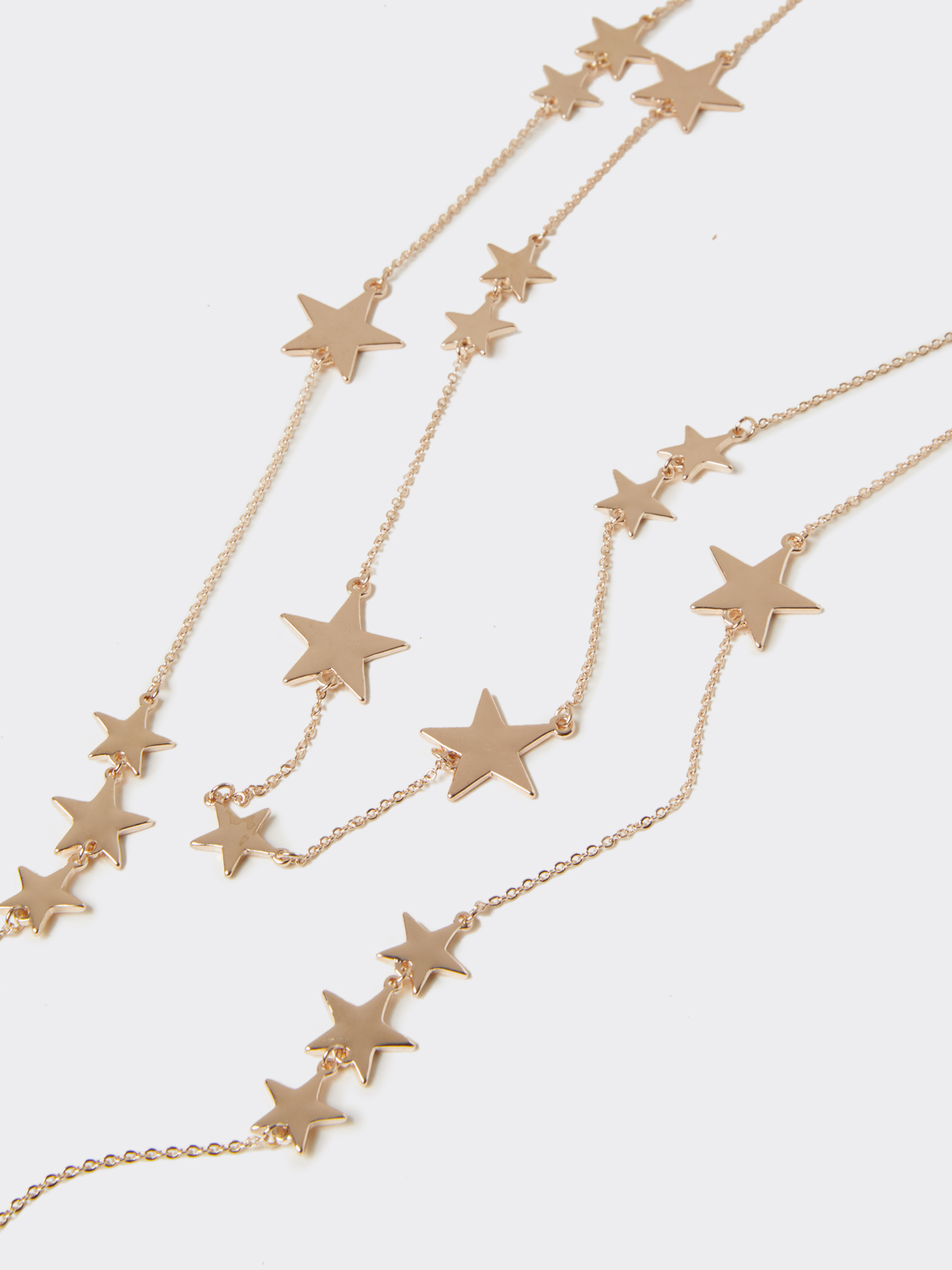 Multi-strand necklace with stars image number 0