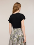 T-Shirt mit floralen Verarbeitungen image number 2
