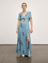 Langes Kleid mit Blumenmuster image number 0