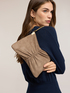 Draped shoulder bag with chain image number 0