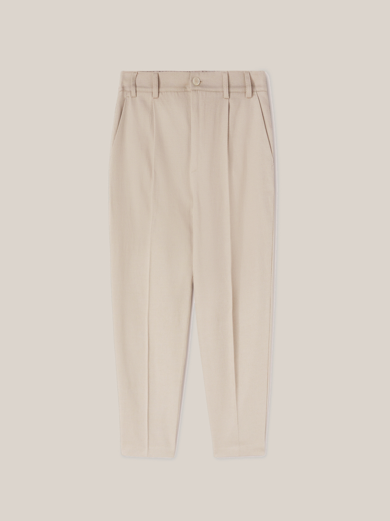 Pantaloni gamba dritta in twill image number 3