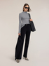 Ribbed turtleneck sweater in wool blend image number 3