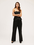 Palazzo trousers with pleats image number 0