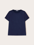 Basic satin t-shirt image number 3